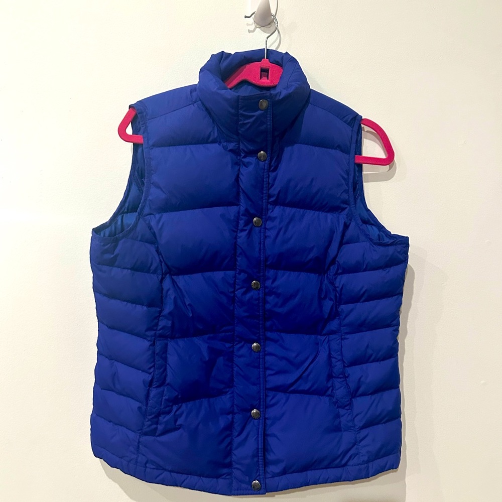Lands End Down Feather Puffer Vest